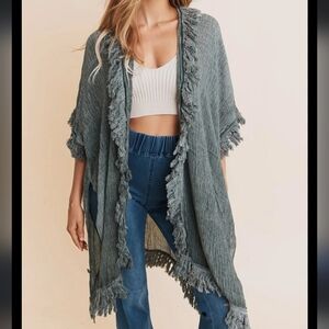NWT Free People Sun Bleached Fringe Komono